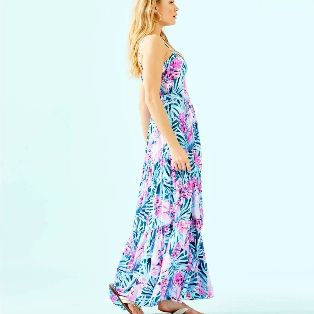 New Lilly Pulitzer Aviana Maxi Dress - Picture 3 of 8